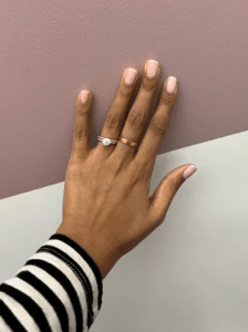 american manicure nail trend