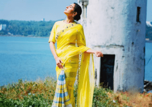 Sara Ali Khan soaks in some sunlight in a yellow saree