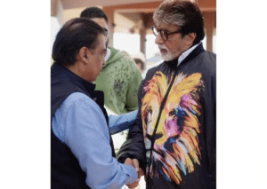 Amitabh Bachchan, Abhishek Bachchan and others reach Jamnagar